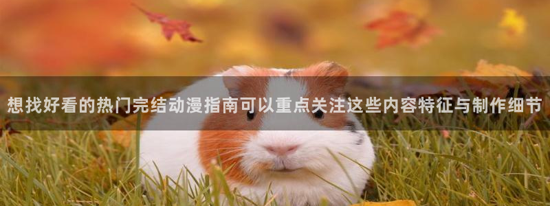 age动漫下载合集：想找好看的热门完结动漫指南可以重点关注这些内容特征与制作细节配图