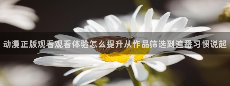 age如何下载动漫：动漫正版观看观看体验怎么提升从作品筛选到追番习惯说起配图