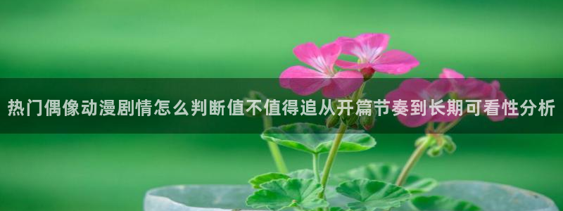 age动漫ipadapp下载:热门偶像动漫剧情怎么判断值不值得追从开篇节奏到长期可看性分析配图