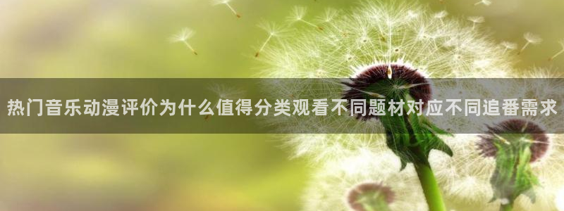 动画动漫age下载:热门音乐动漫评价为什么值得分类观看不同题材对应不同追番需求配图