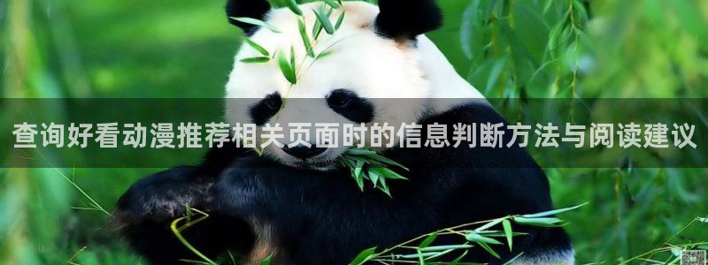 动漫下载网站AGE：查询好看动漫推荐相关页面时的信息判断方法与阅读建议配图